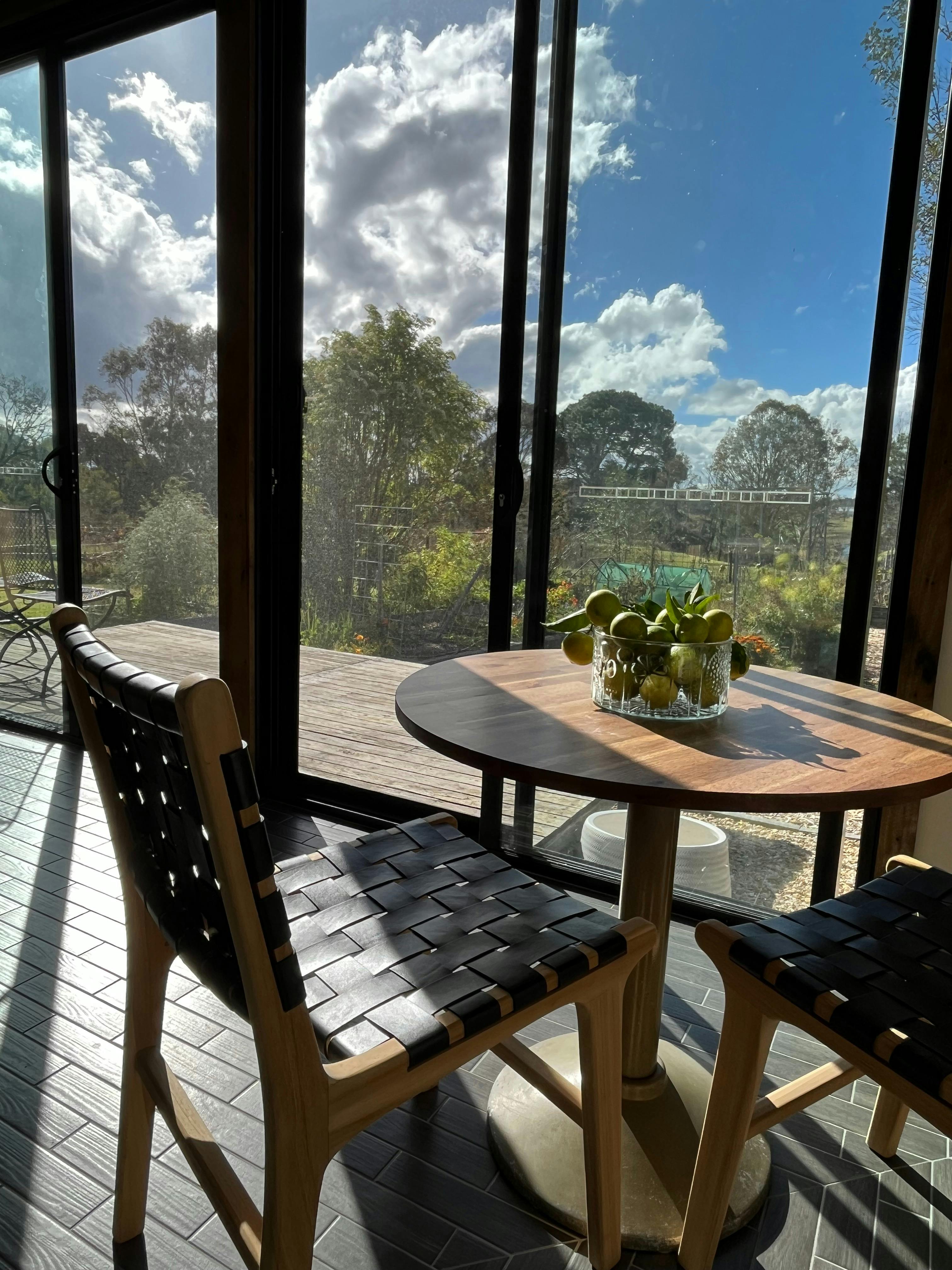 Floor to ceiling windows