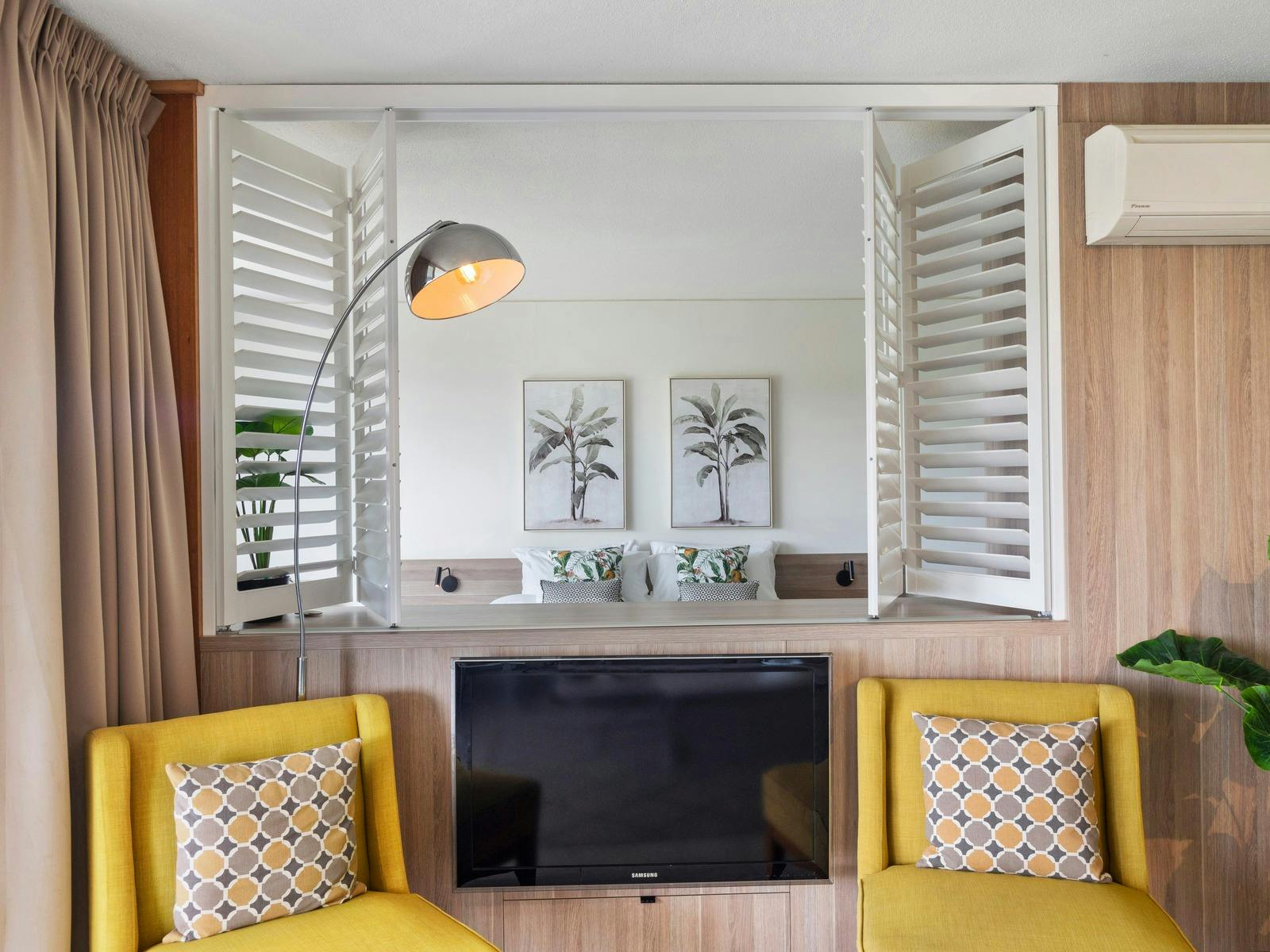 Living room to Master Bedroom