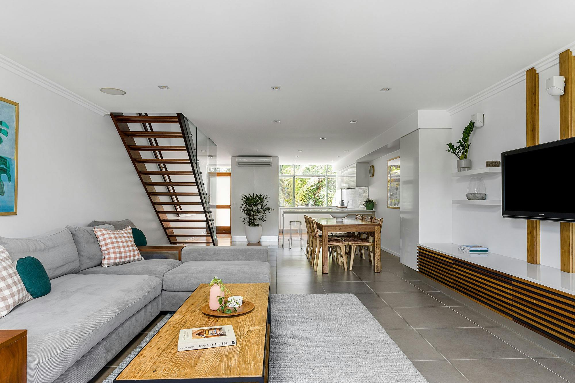 1 James Cook Apartments - Byron Bay - Open Living Dining and Kitchen