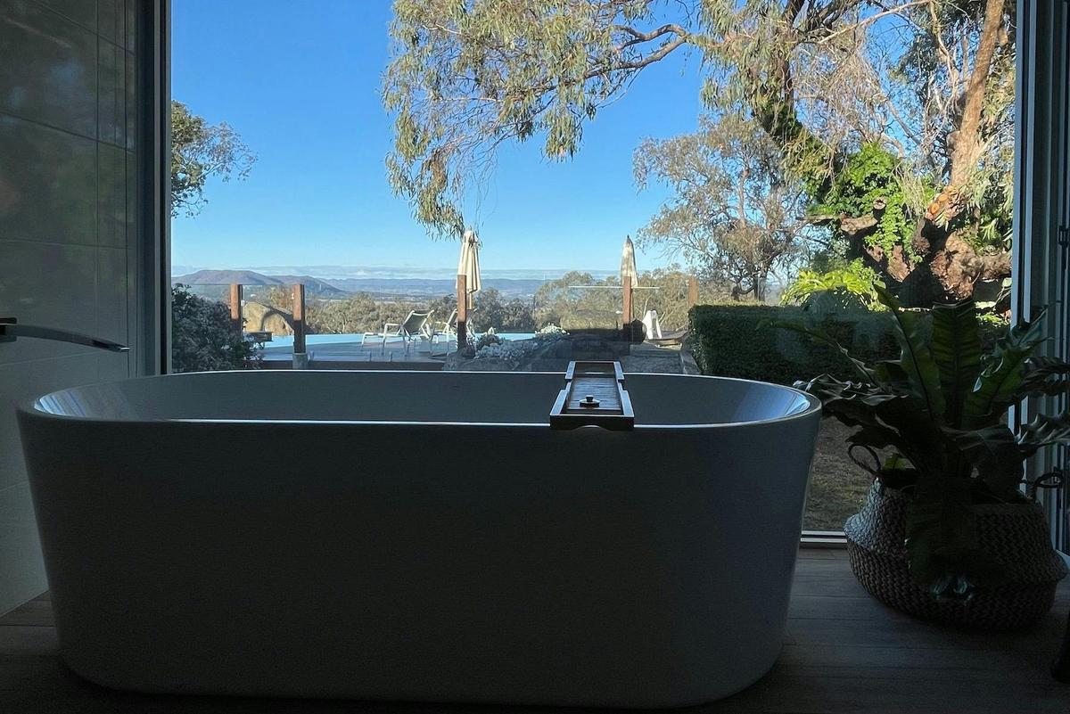 Soak in the view in the spectacular ensuite bathtub