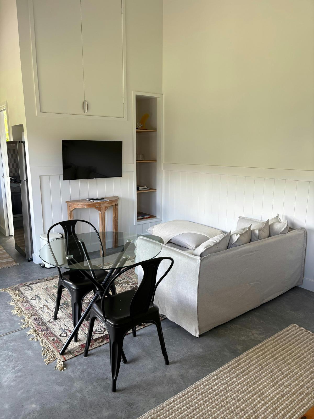 Interior seating and dining area
