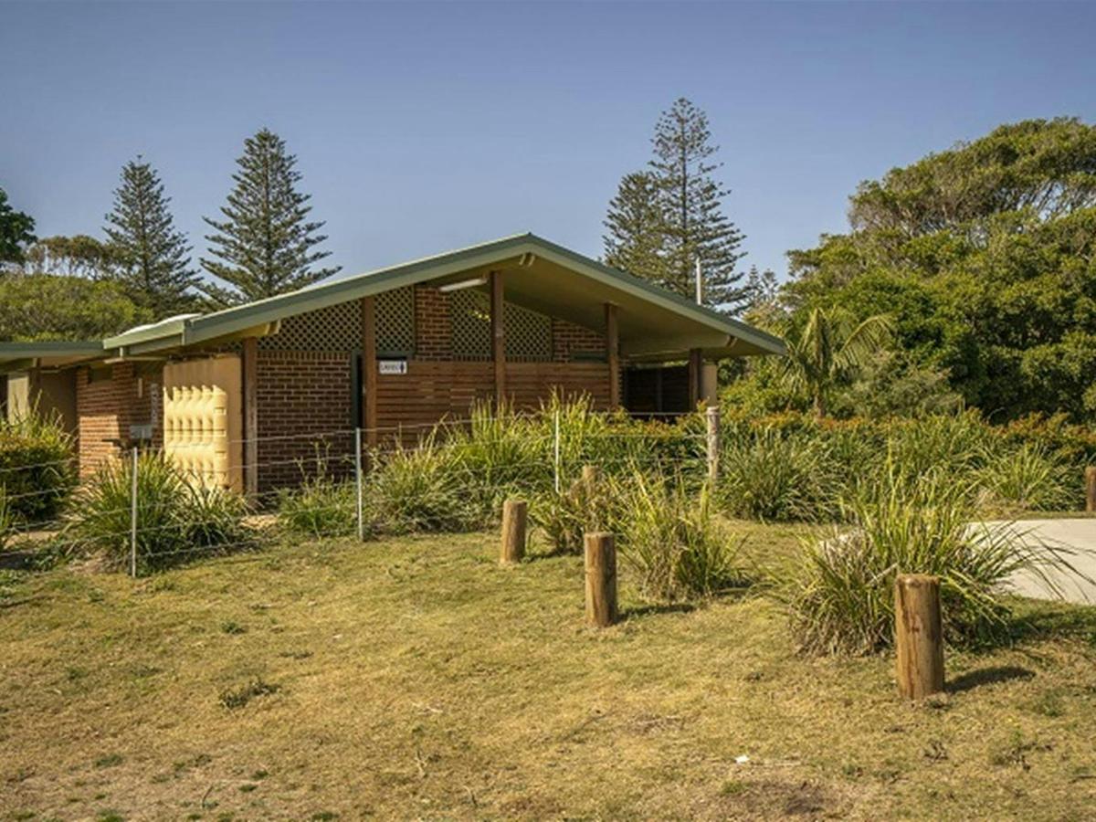 Toilet facilities at at Point Plomer campground, Limeburners Creek National Park. Photo: John