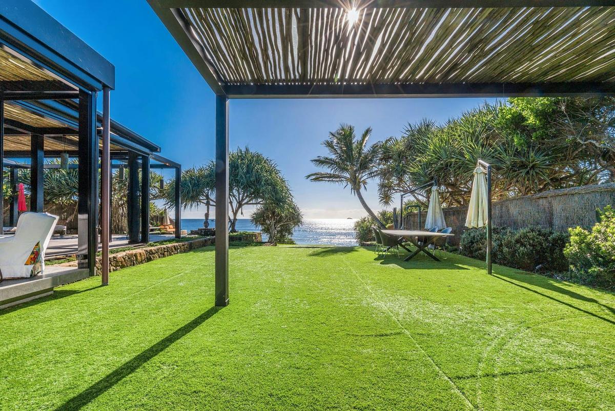 the courtyard with sweeping views