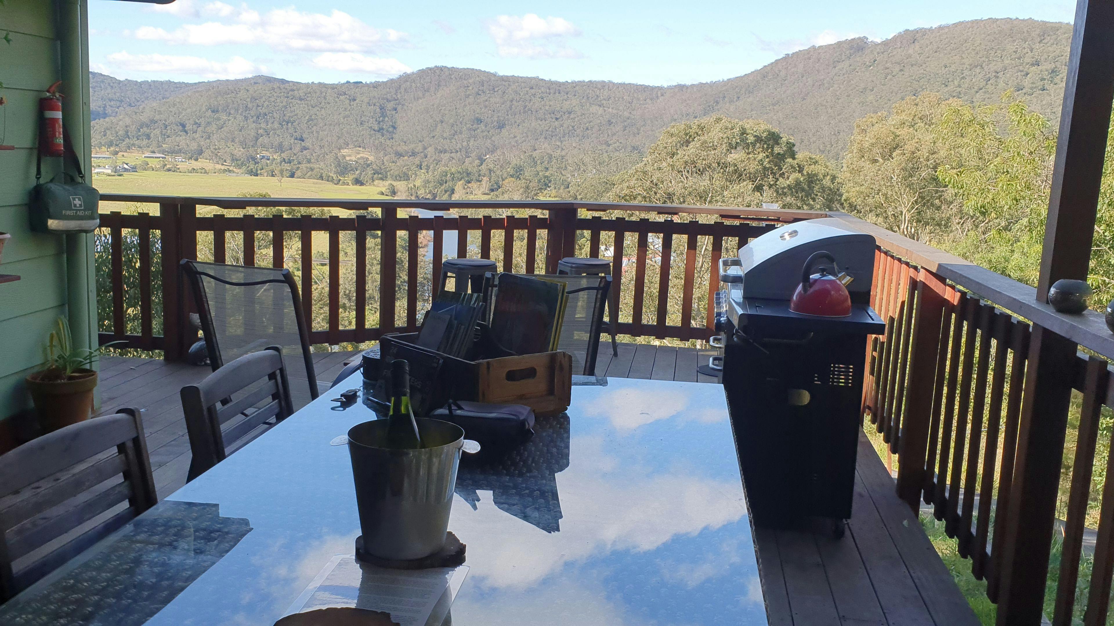 You will have access to deck area with BBQ