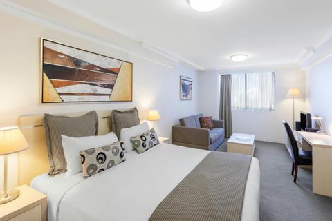 Oaks on Castlereagh Studio City Bedroom HR