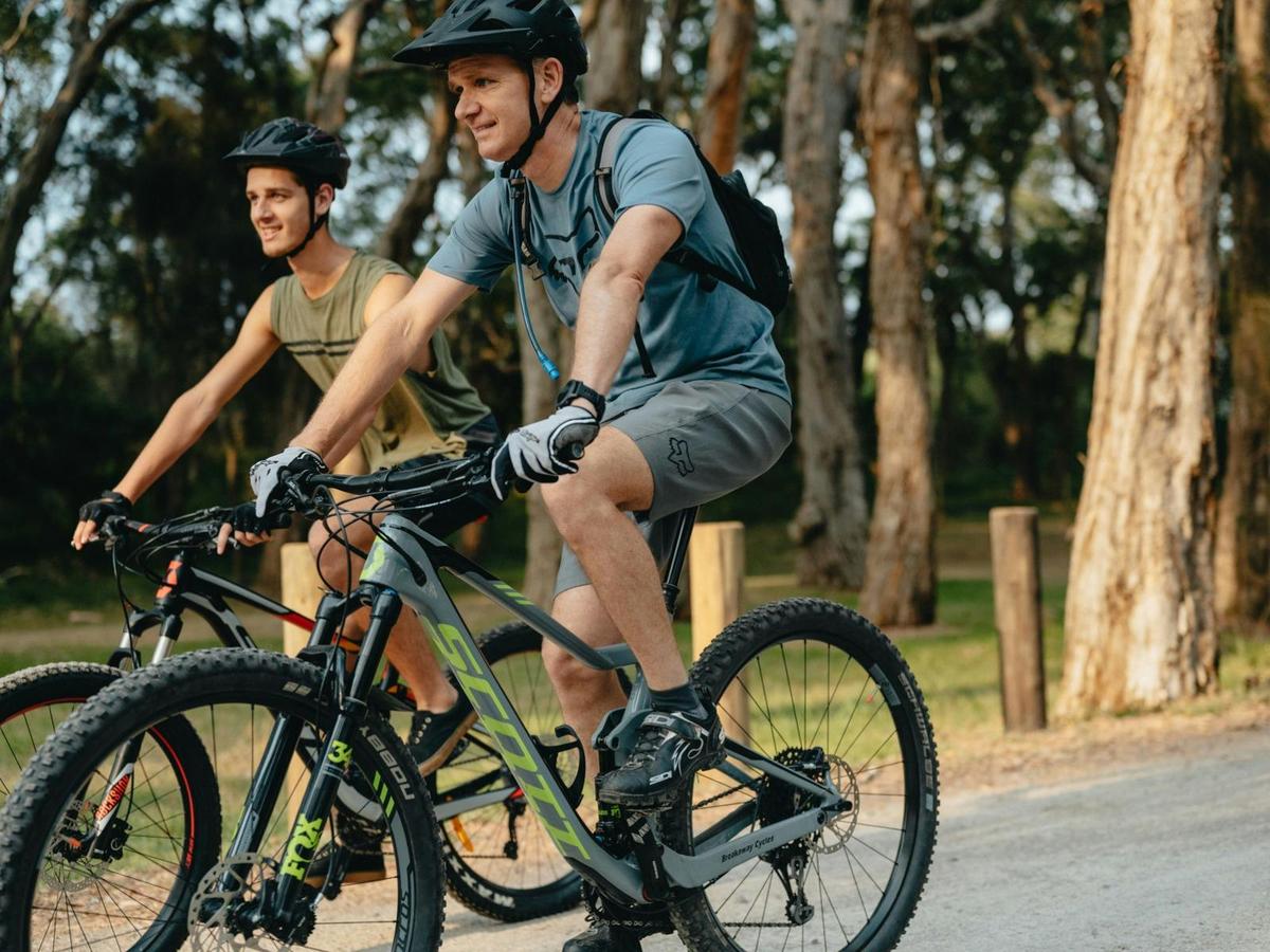 From the park, you will be able to bike to your hearts content