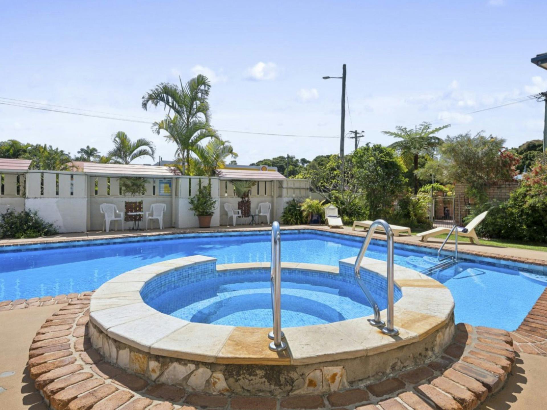 Swimming pool and spa