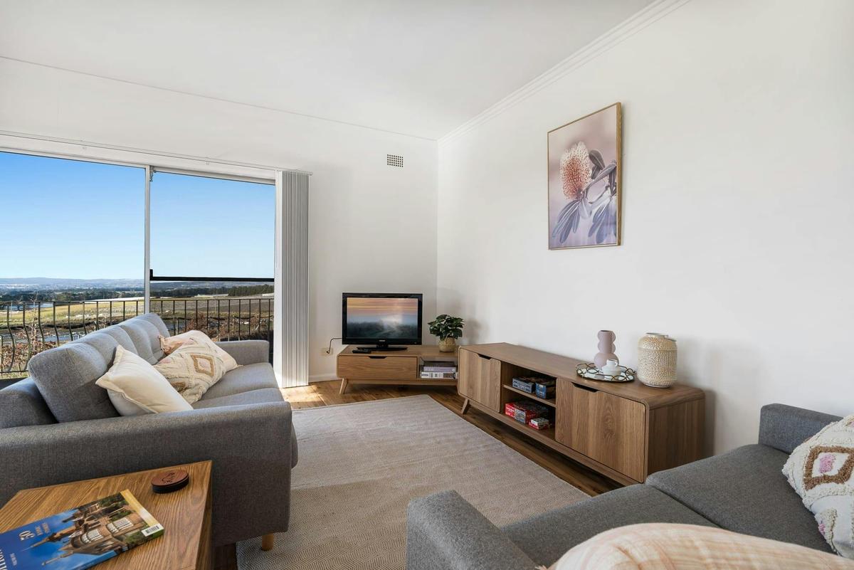 Lovely open living room with amazing views at Panoramic Views on Pinnacle