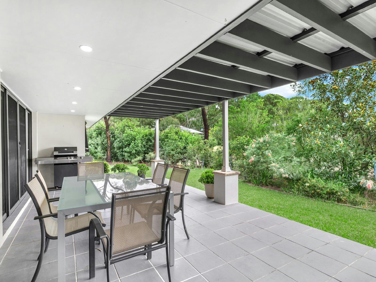 Parkside outdoor dining area