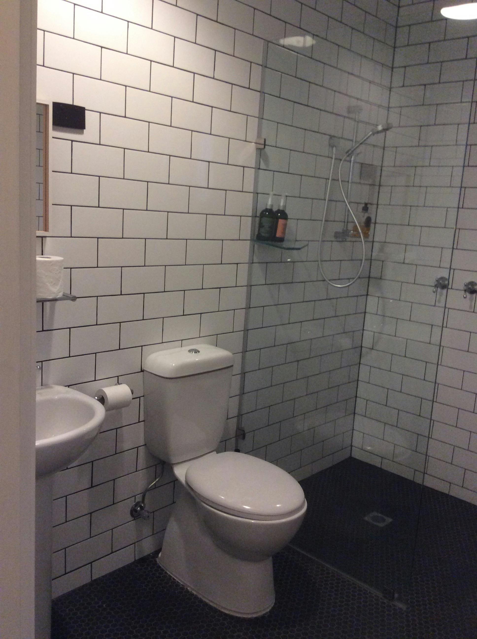 Old convent willow house bathroom, one of two