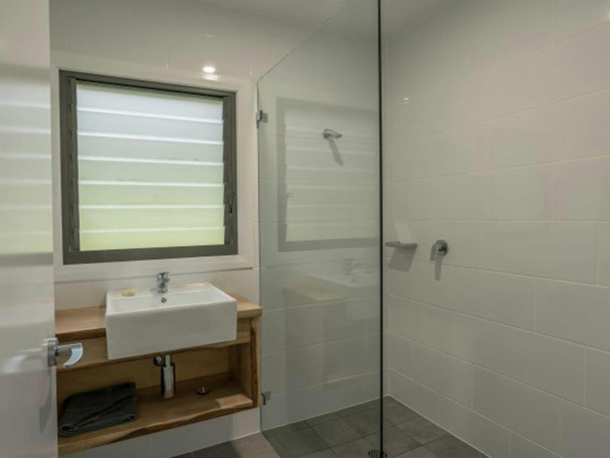 The bathroom at Pebbly Beach shacks in Murramarang National Park. Photo: John Spencer &copy; DPIE