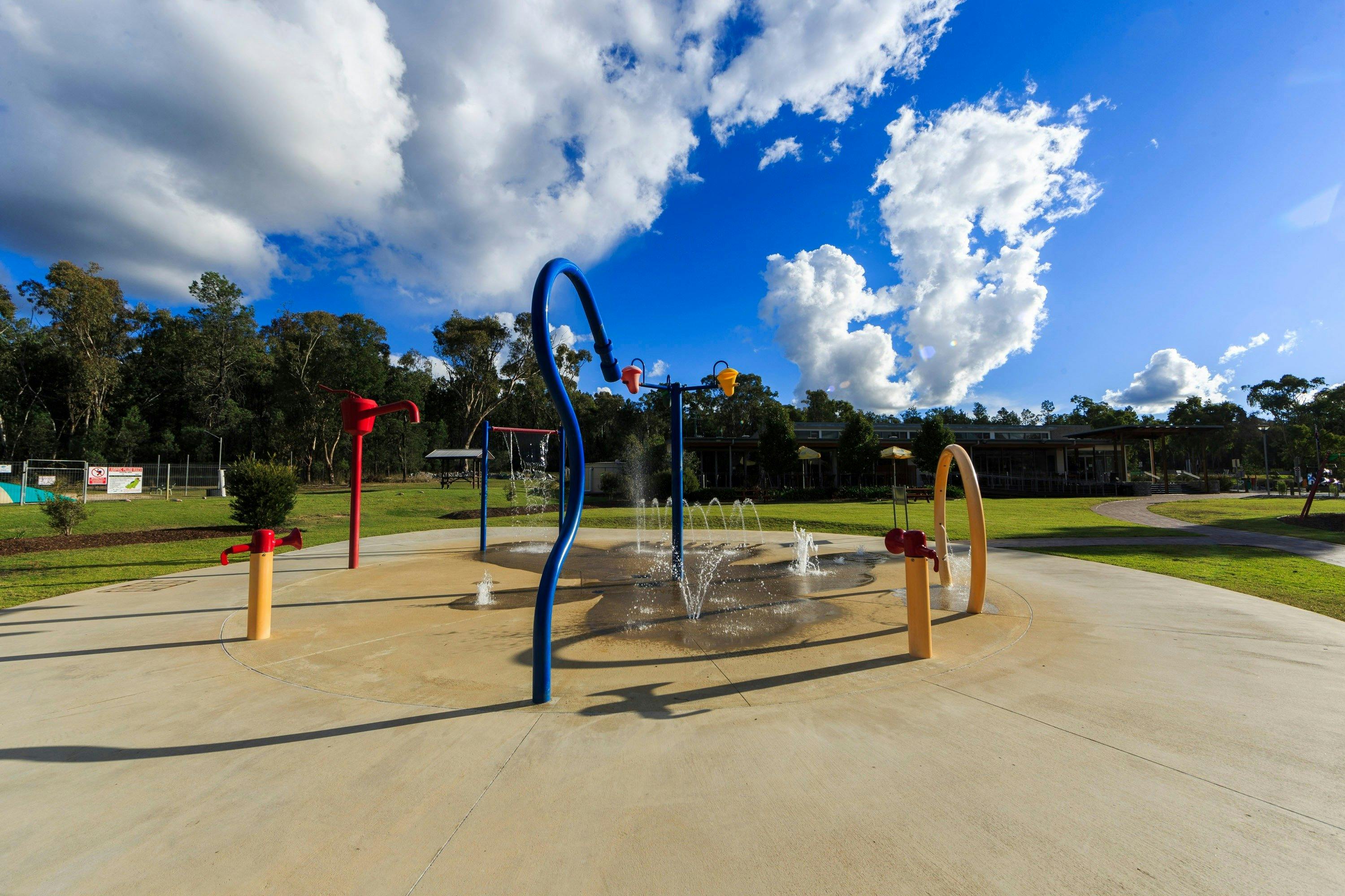 The water splash park at Reflections Holiday Parks Copeton Waters provide lots of fun for kids.