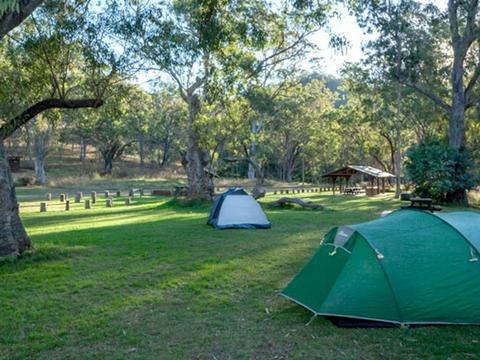 Riverside campground and picnic area