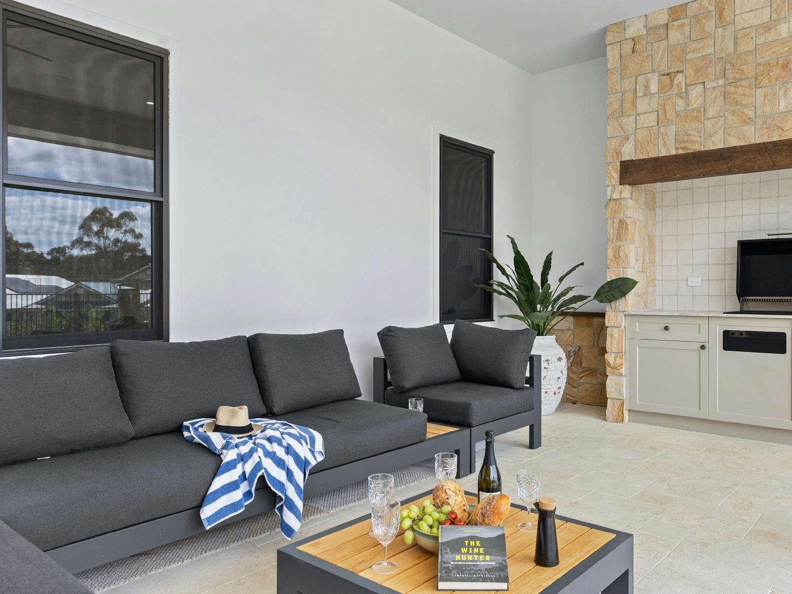 Pirama outdoor alfresco area