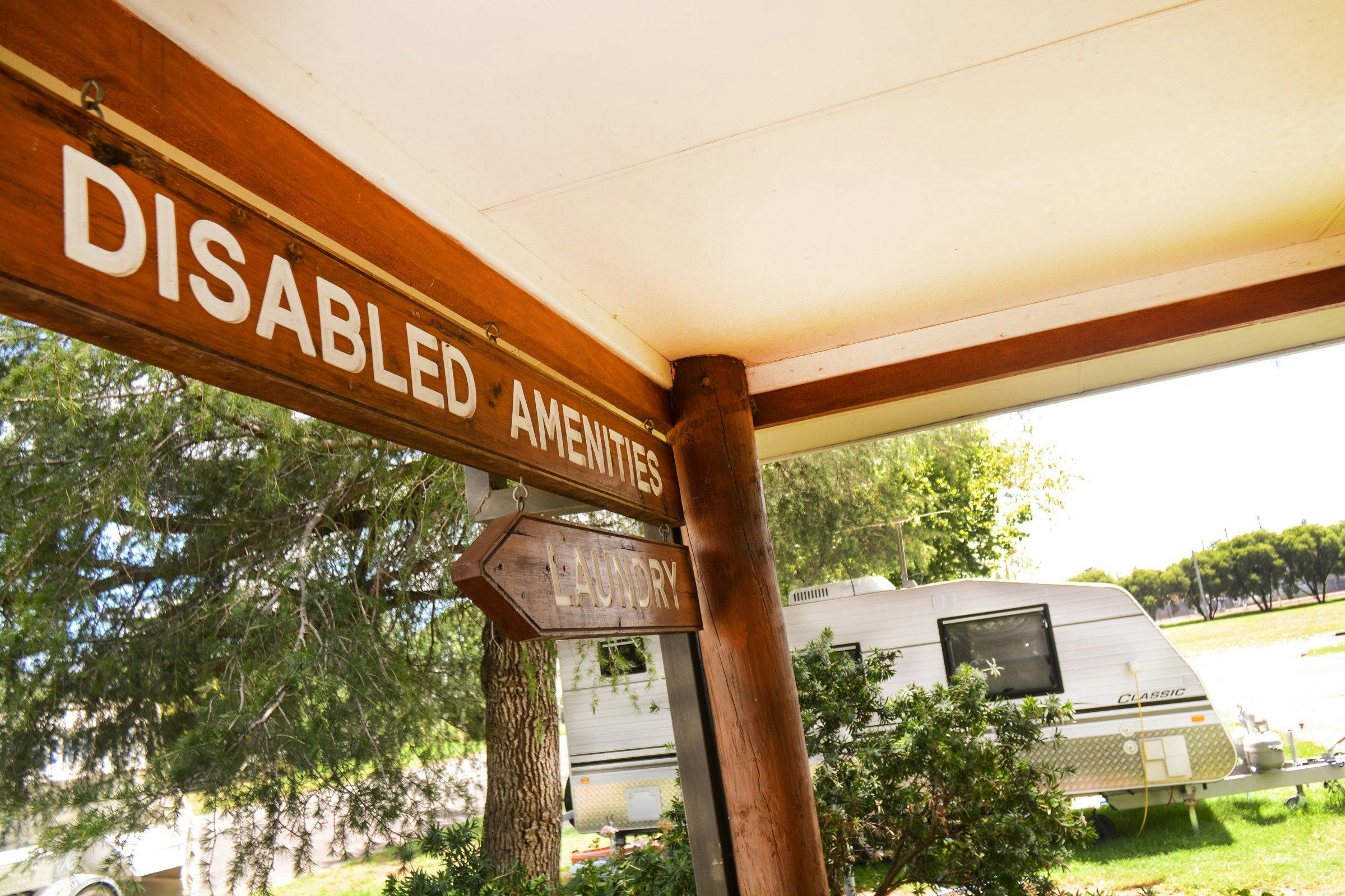 Amenities at Caravan Park