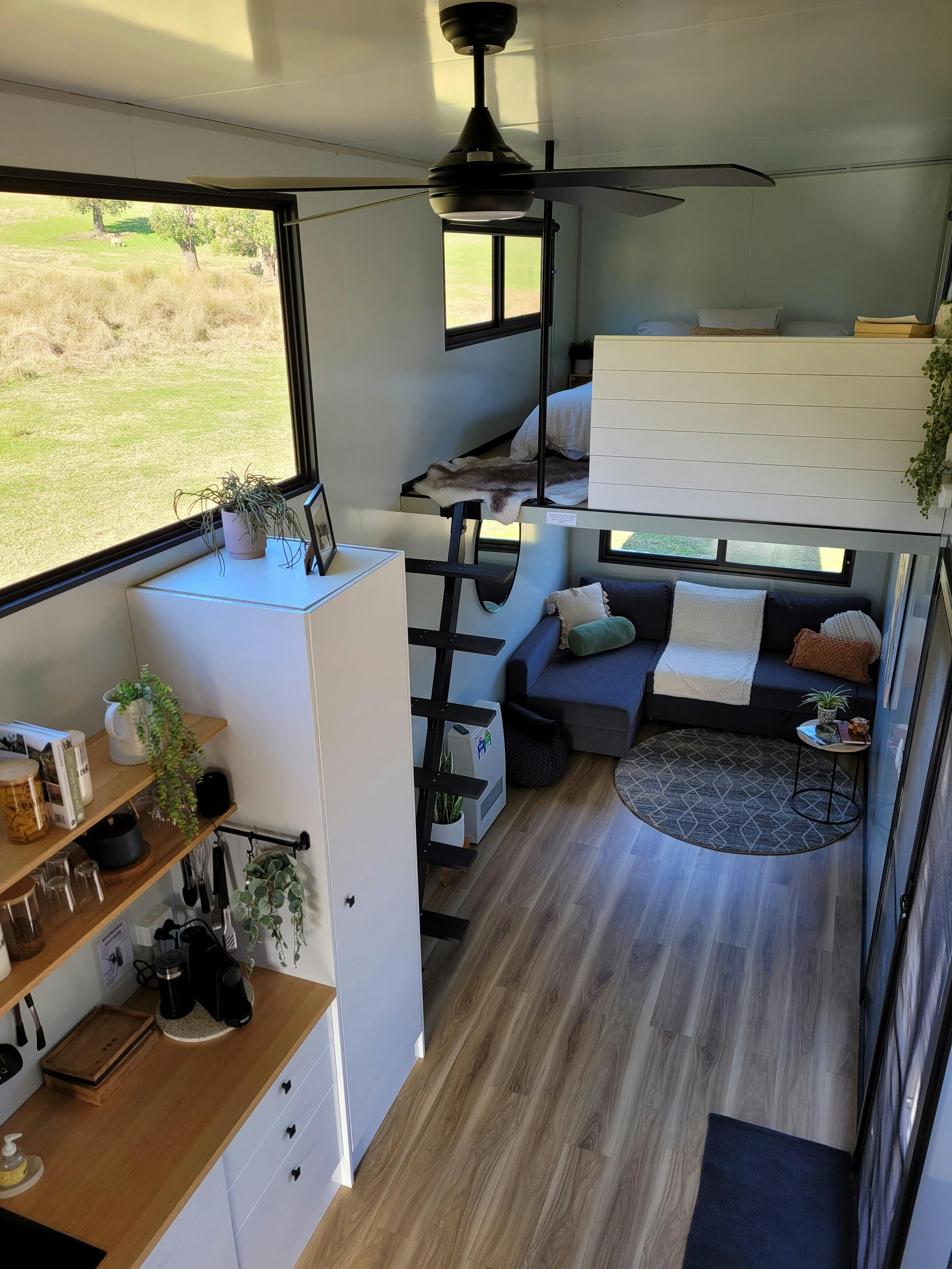 Spacious indoor living  area