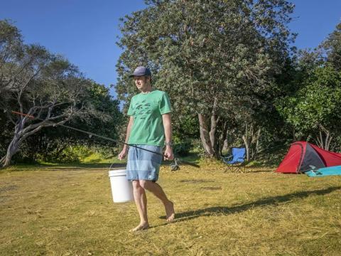 Racecourse campground