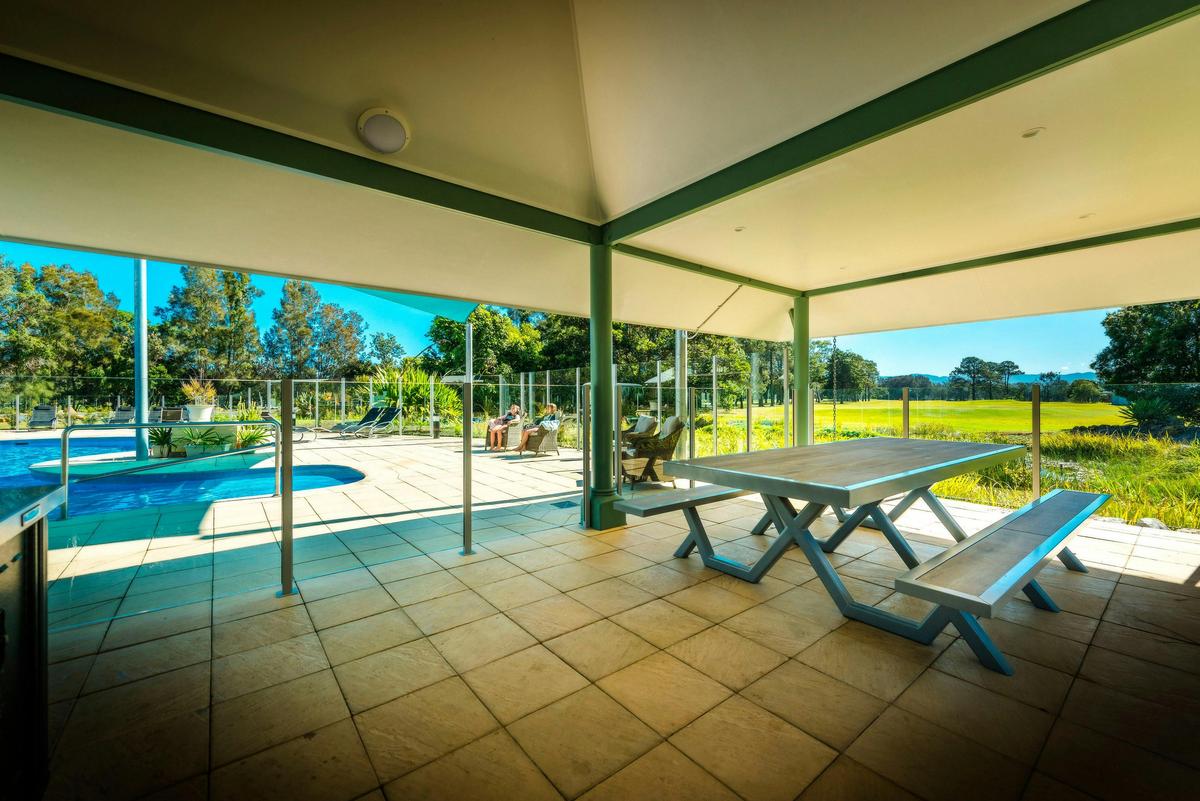 Pool side Barbecue area