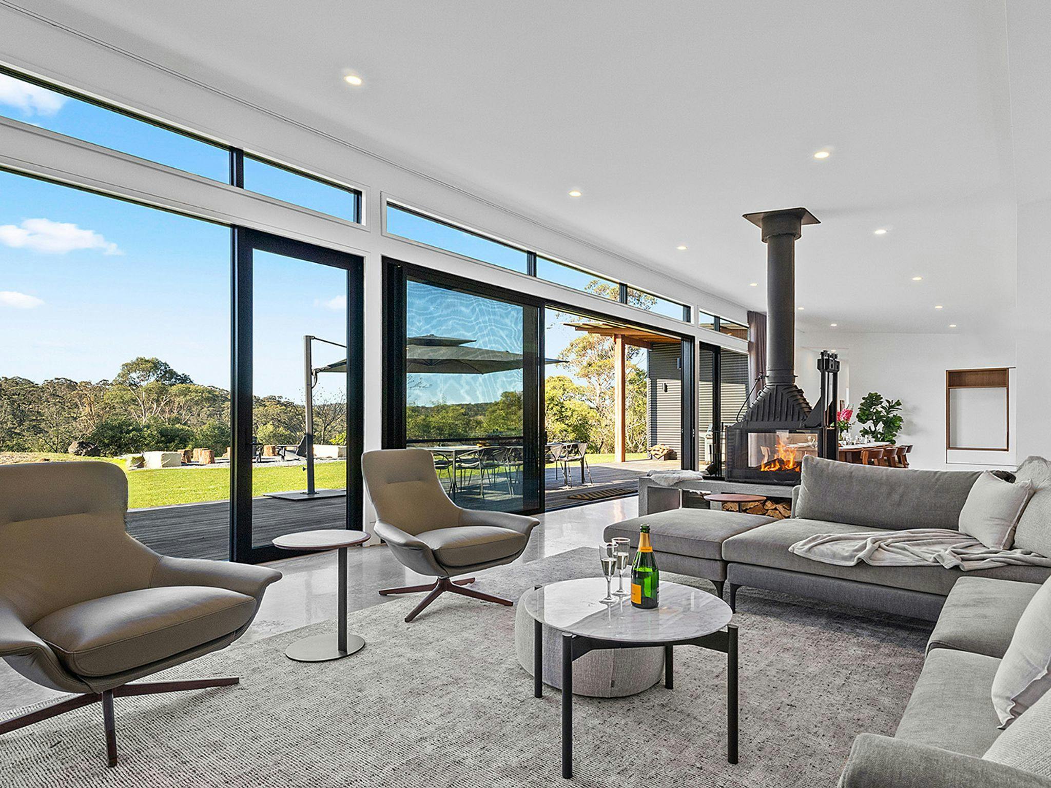 Rockleigh Retreat | Deluxe Open Plan Living | Open Fire | Country Views