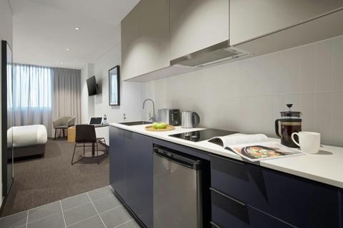 Studio with kitchenette