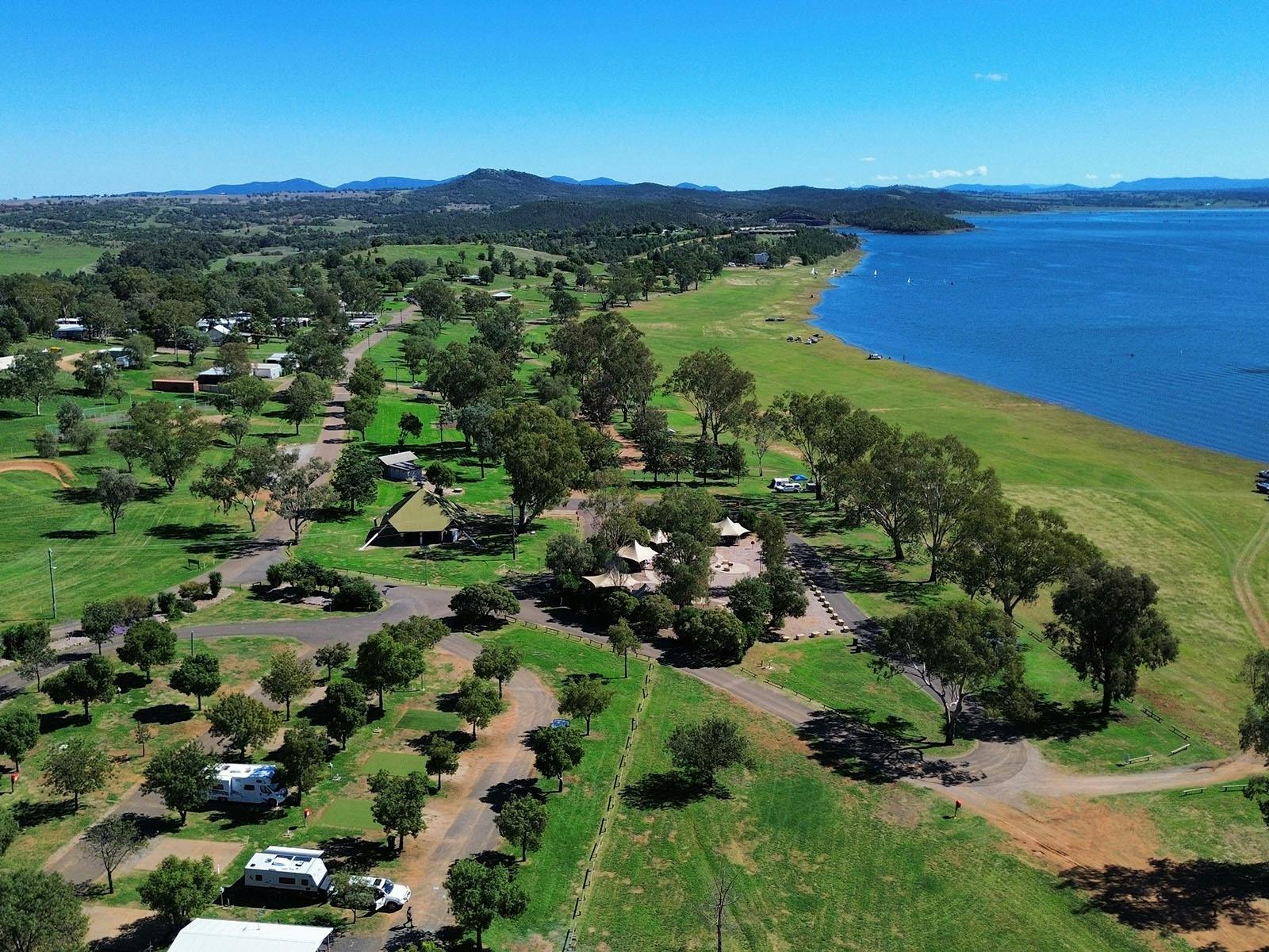 Aerial photo of Lake Keepit