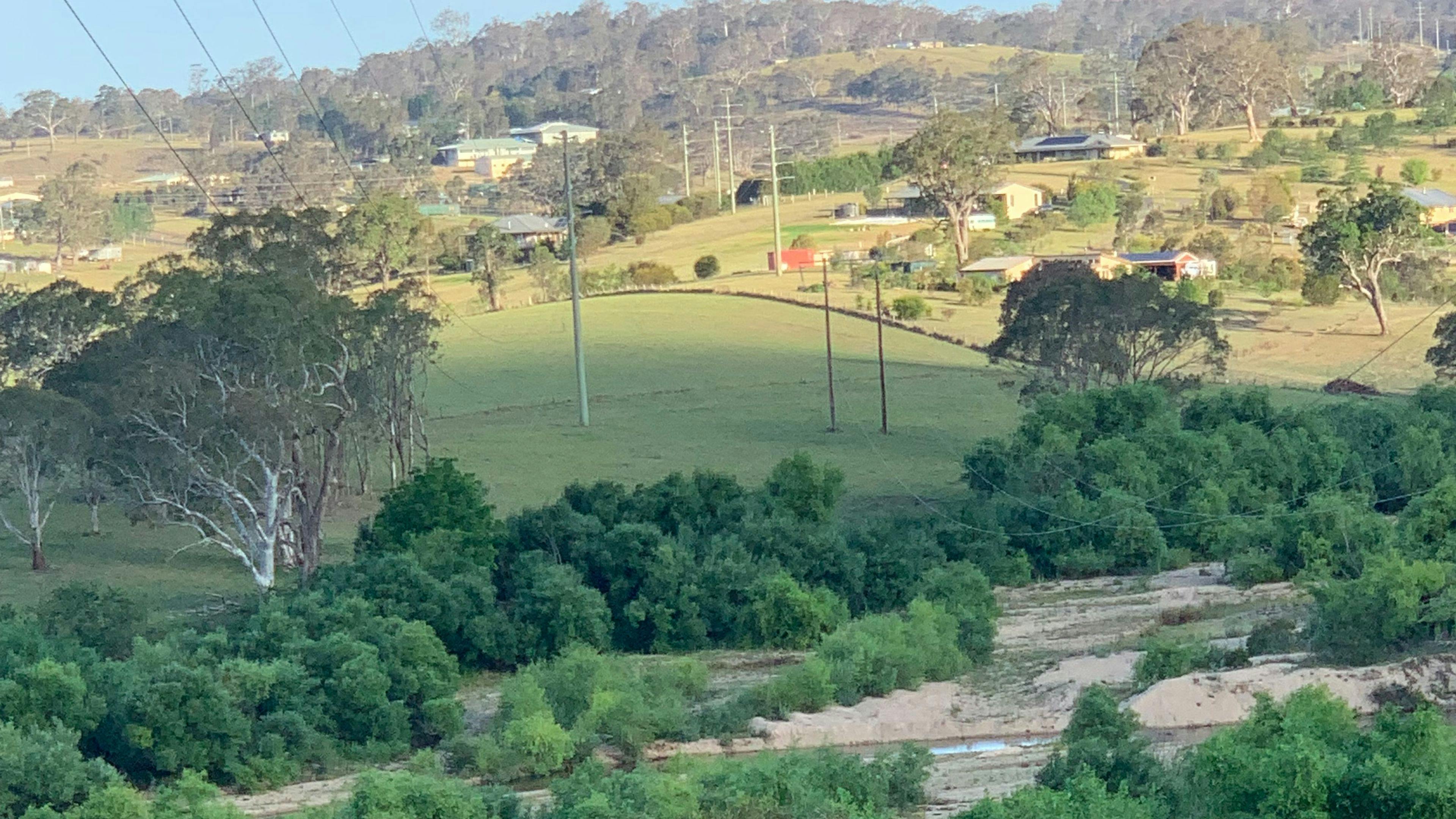 The Bega river at the bottom of our property