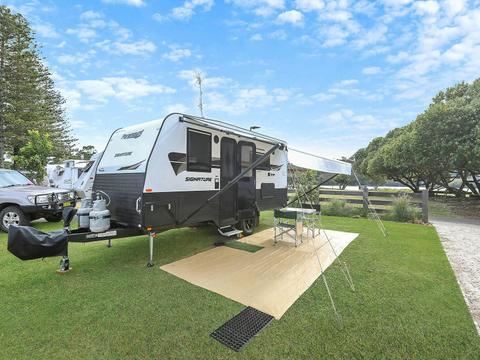 Powered camping at Evans Head