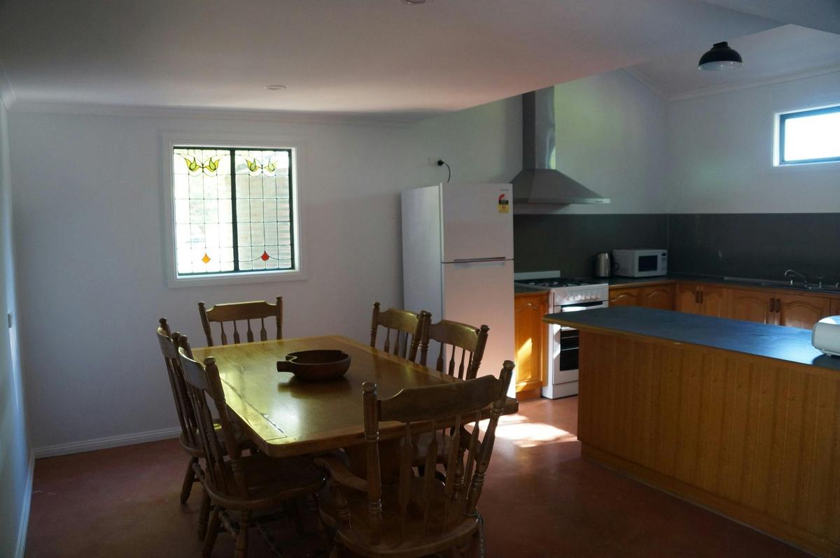 The Barn dining area