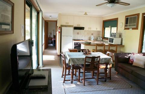 Lavender living area