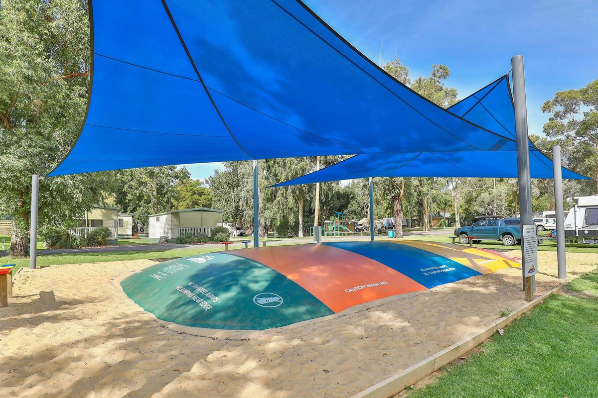 Rivergardens Holiday Park Jumping Pillow