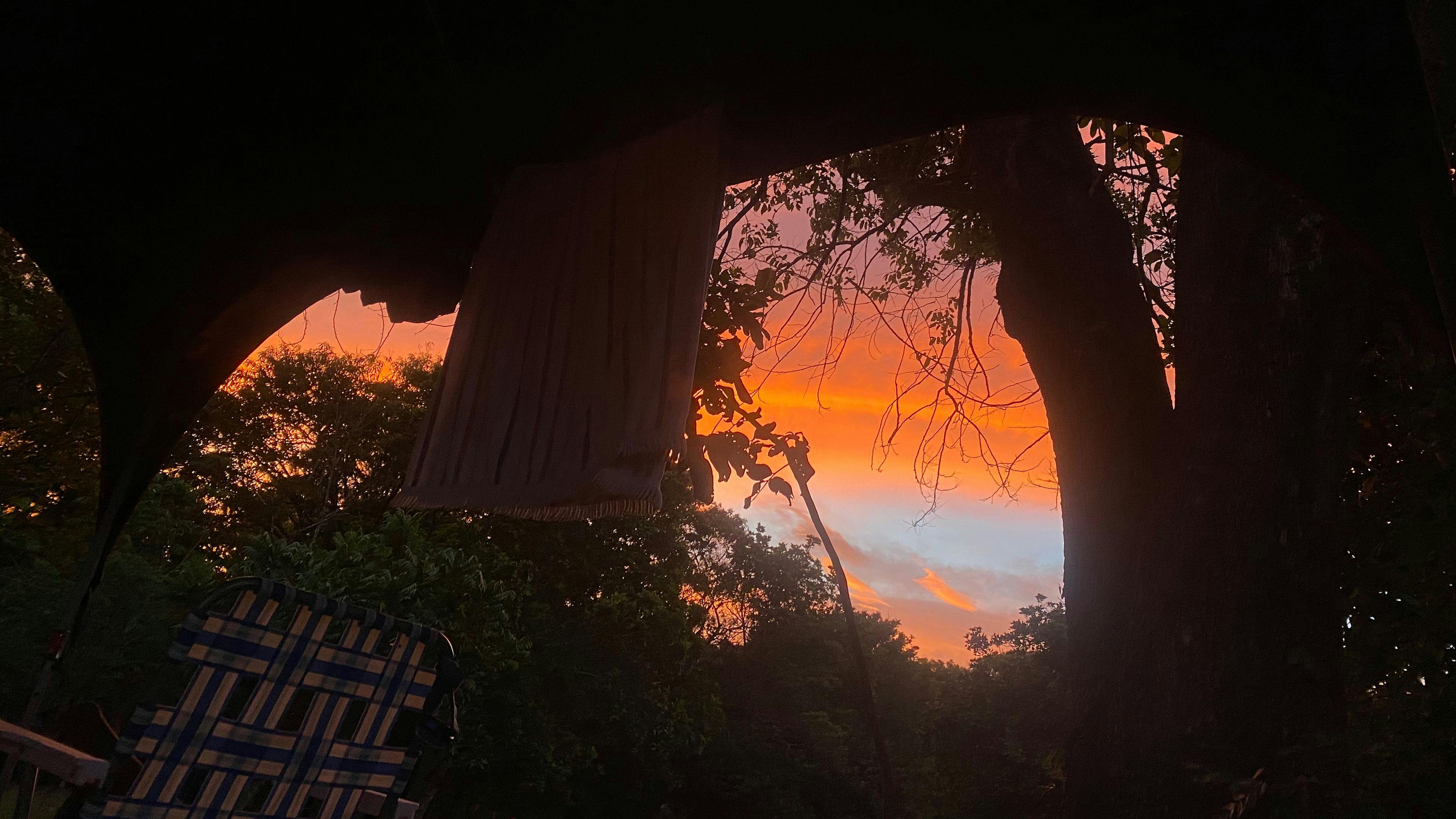 Sunrise from the swag