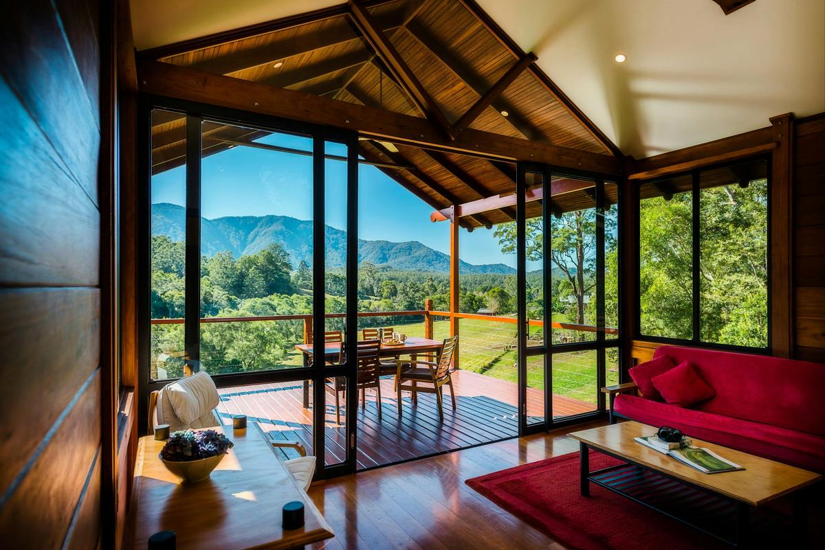 Bright living area with fantastic views