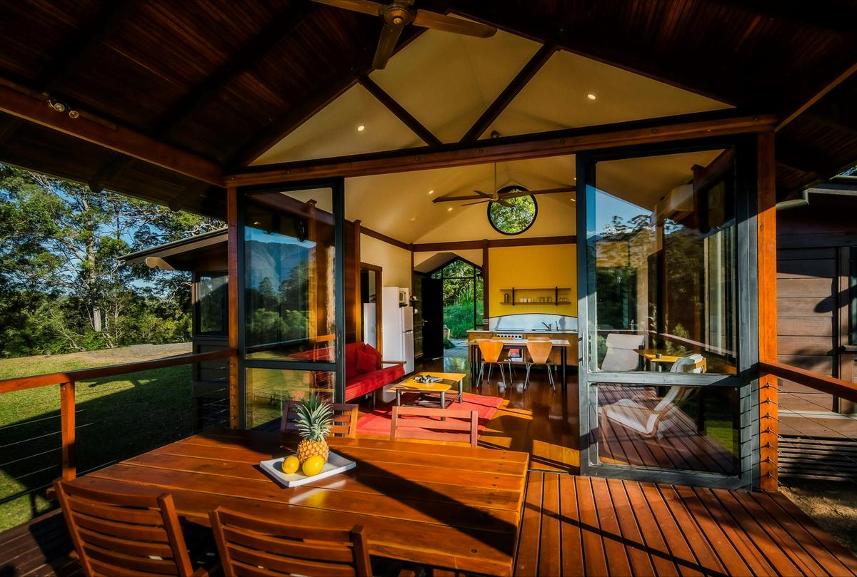 Deck and living area