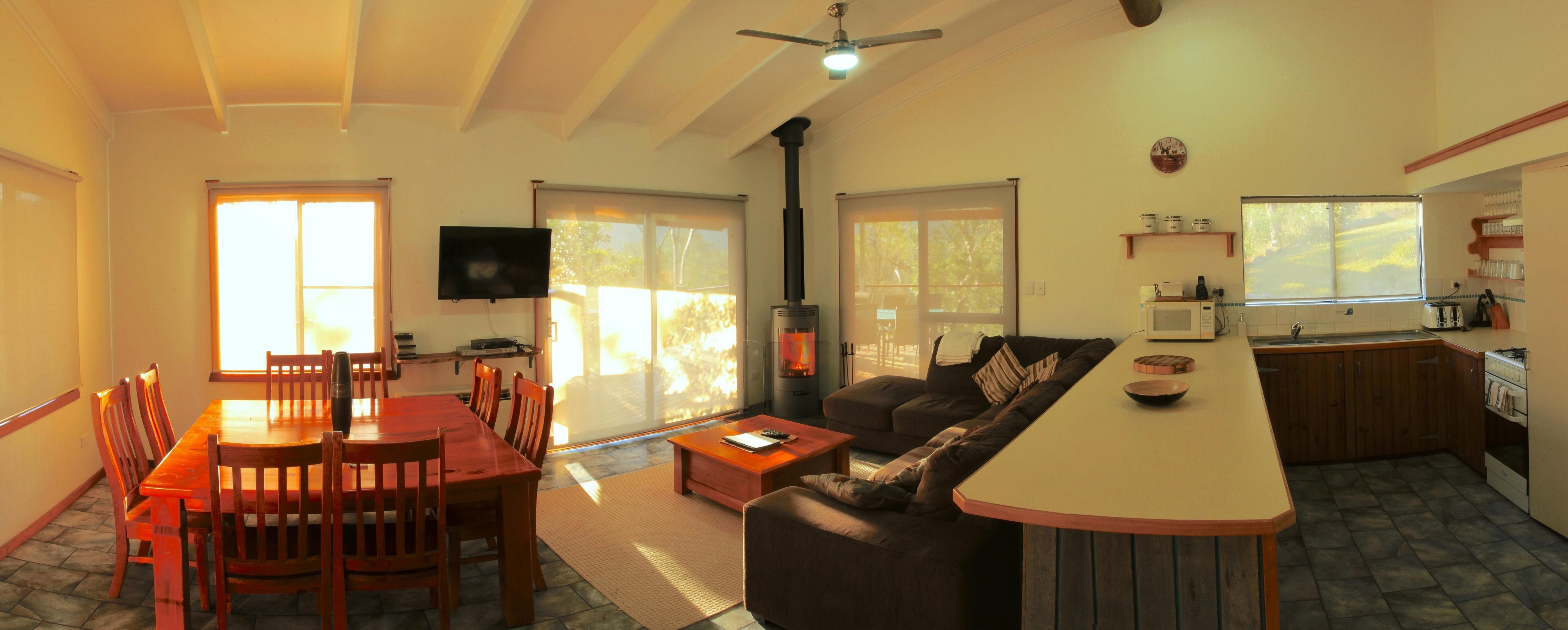 Riverview Cottage at The Steps - interior living