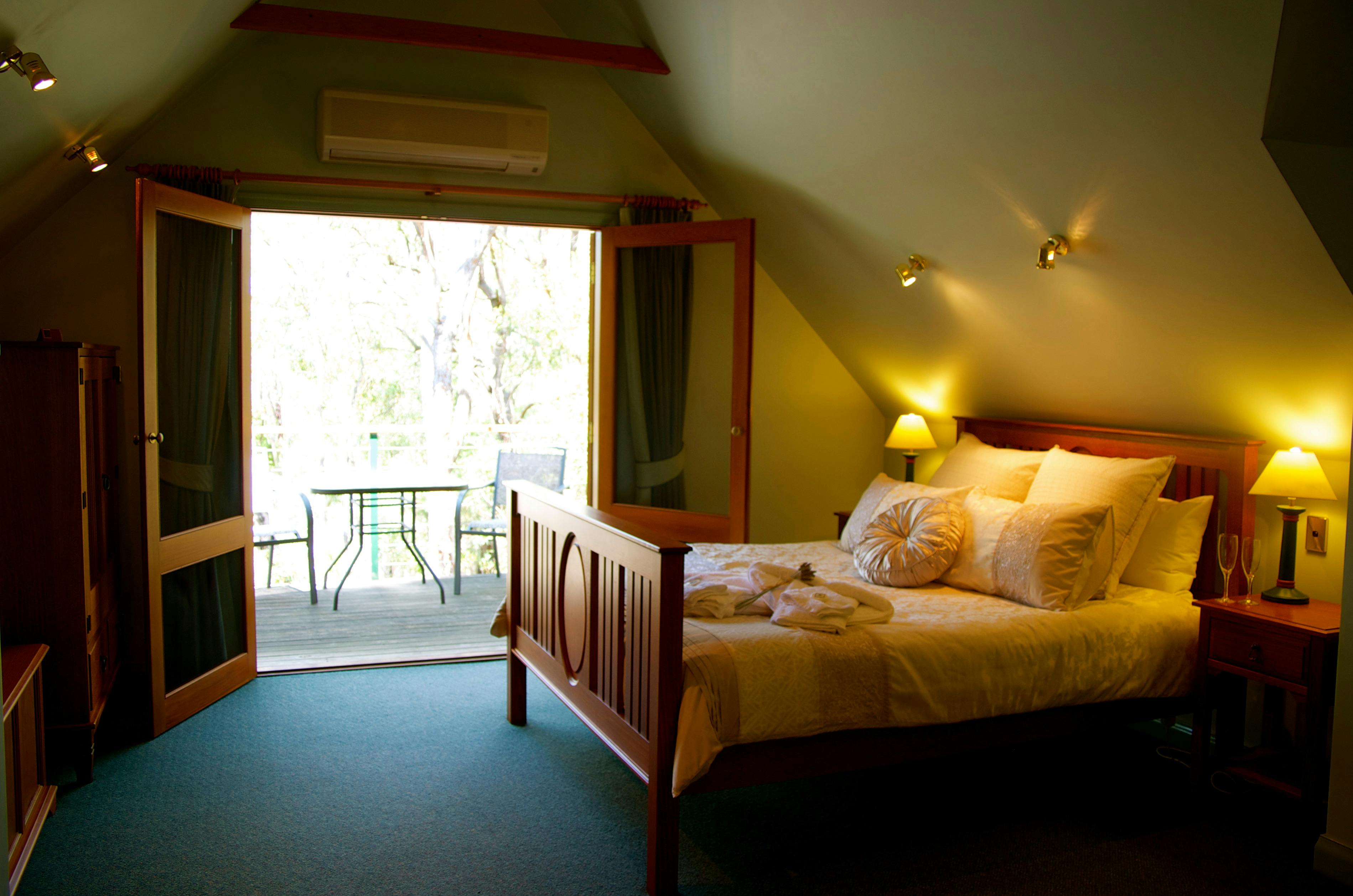 Your bedroom and balcony!