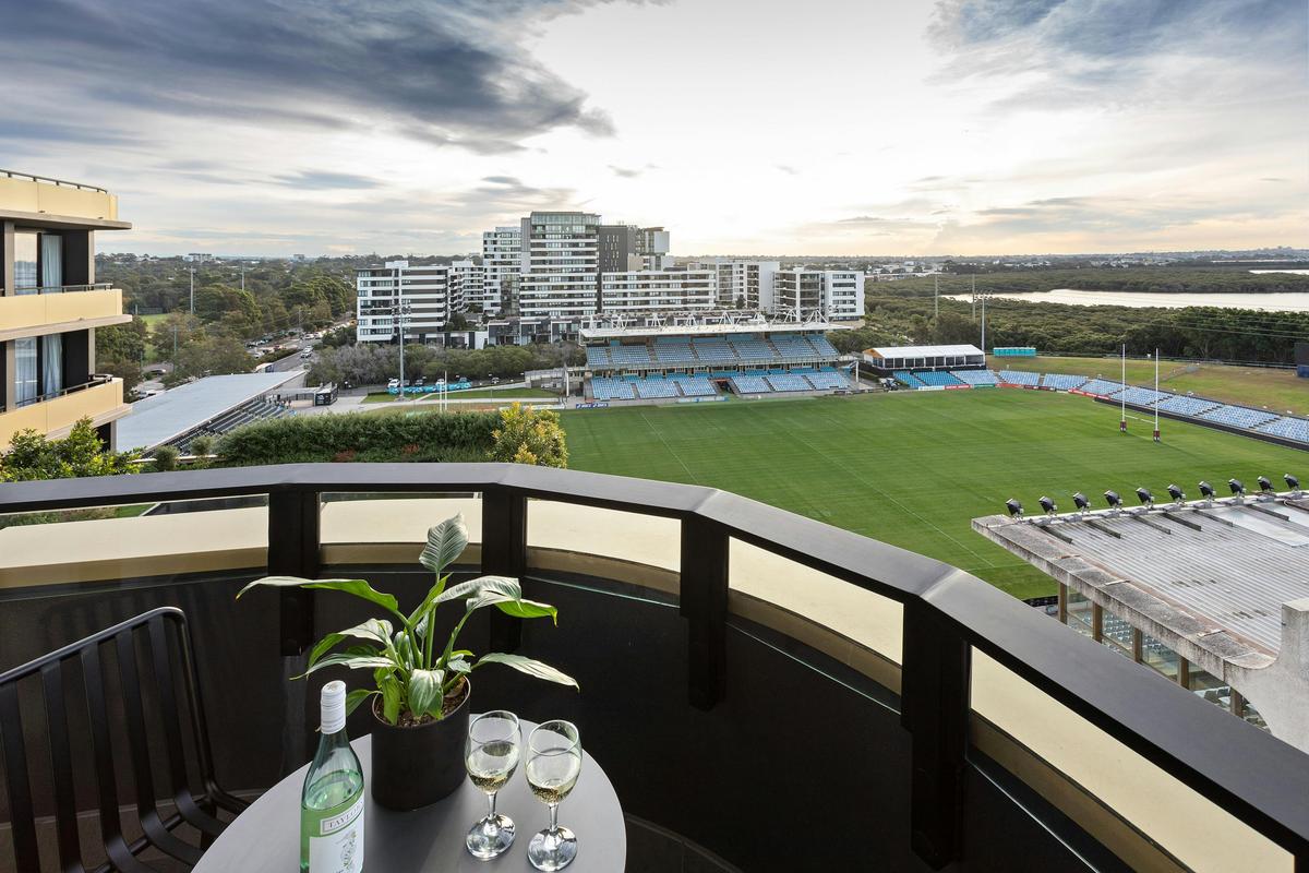 View of Woolooware Bay andShark Park from Balcony