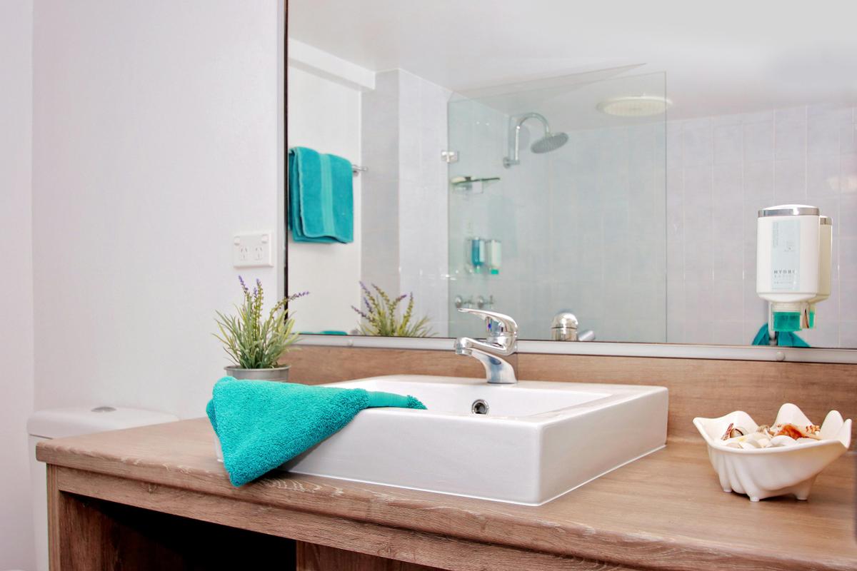 New vanities throughout