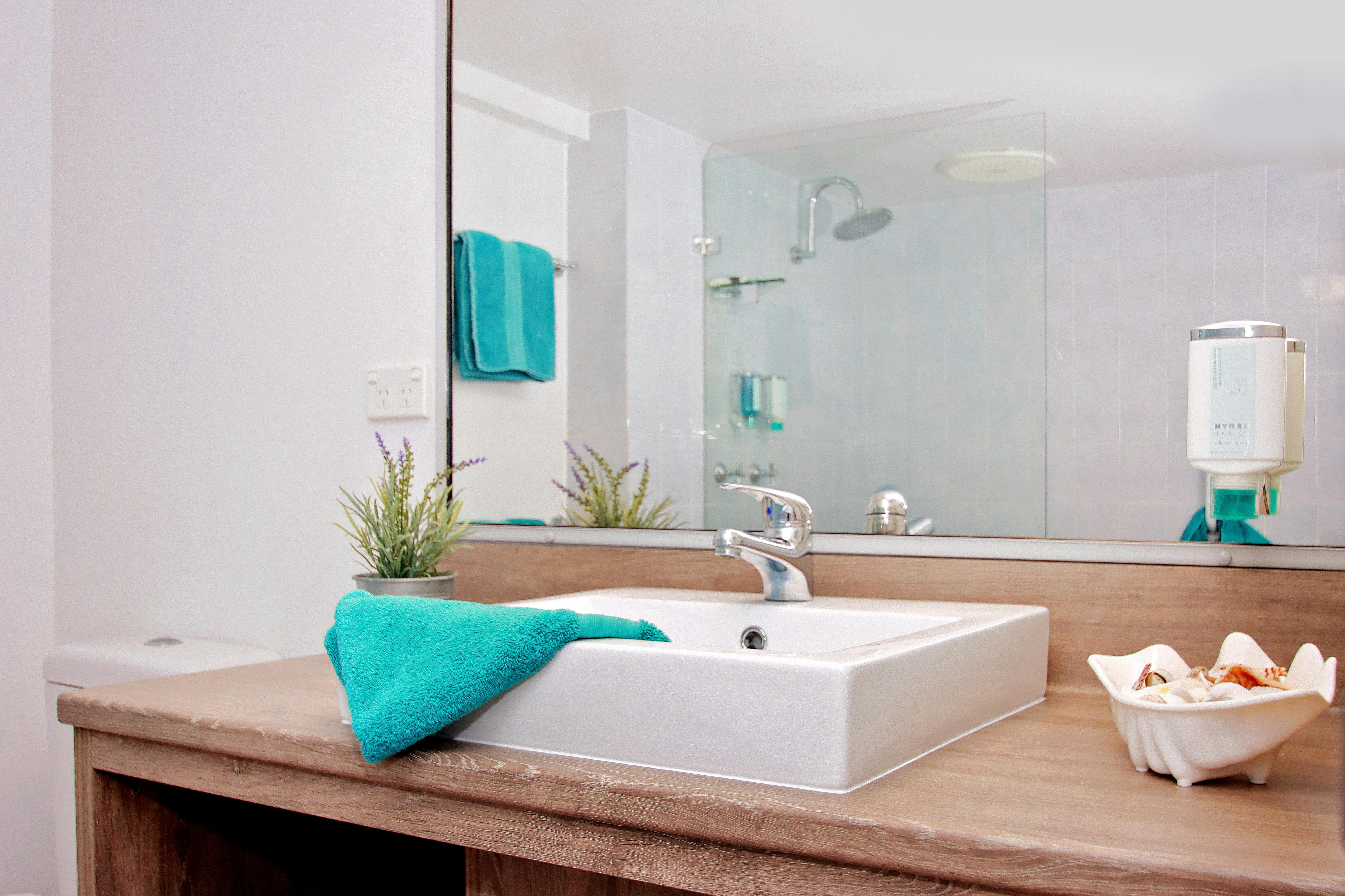 New vanities throughout