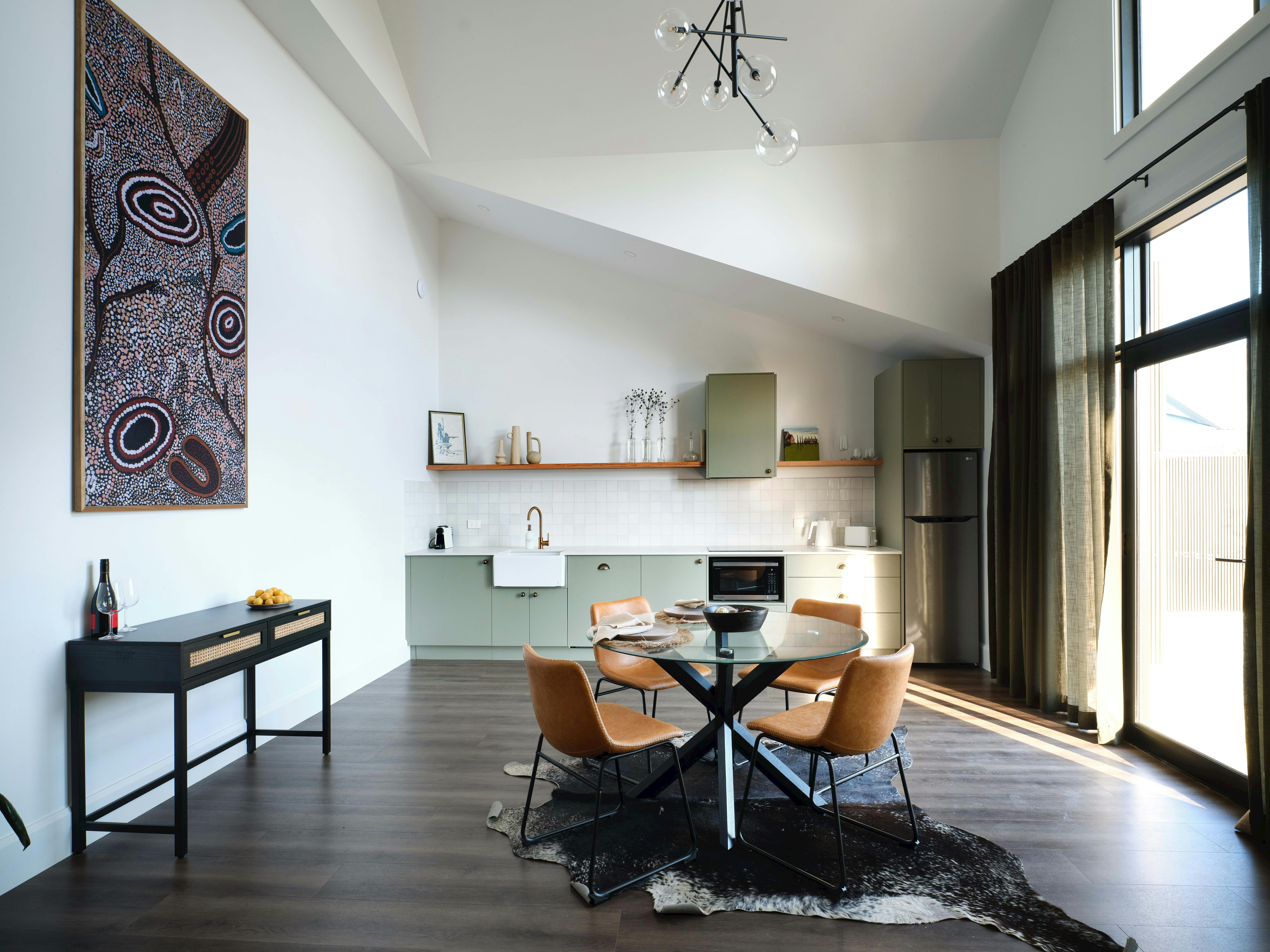 Shawwood Bottling Room Dinning, Kitchen and Entrance