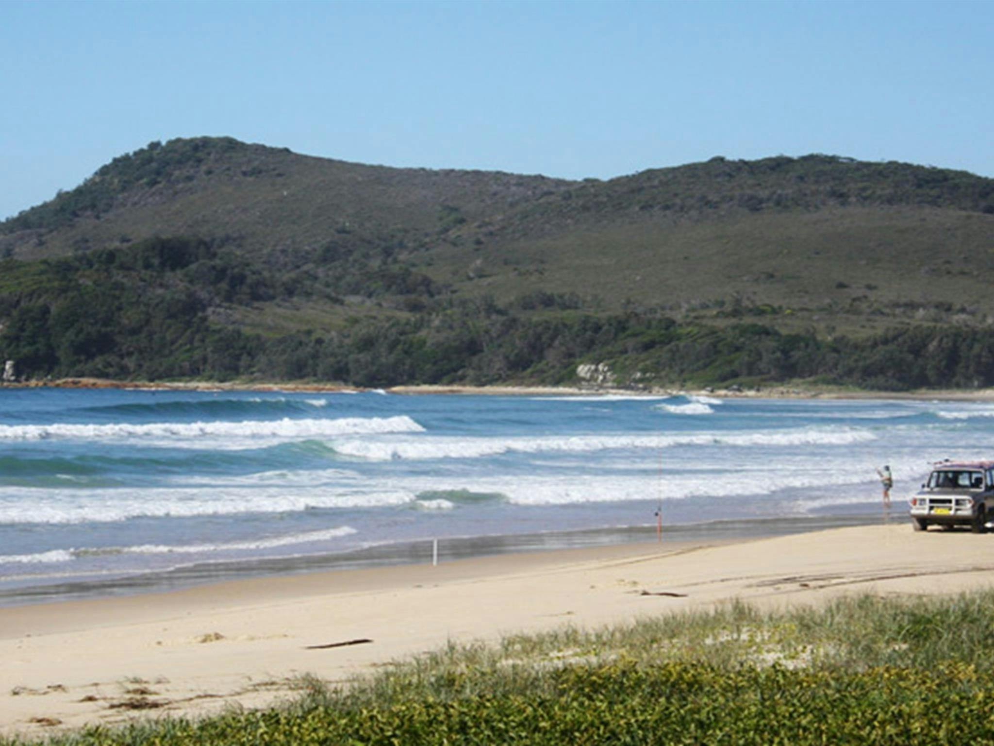 Geebung picnic area beach views, Crowdy Bay National Park. Photo: Andy Marshall/NSW Government