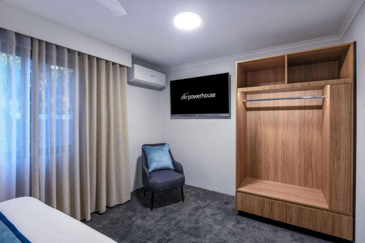 Smart TV in main bedroom