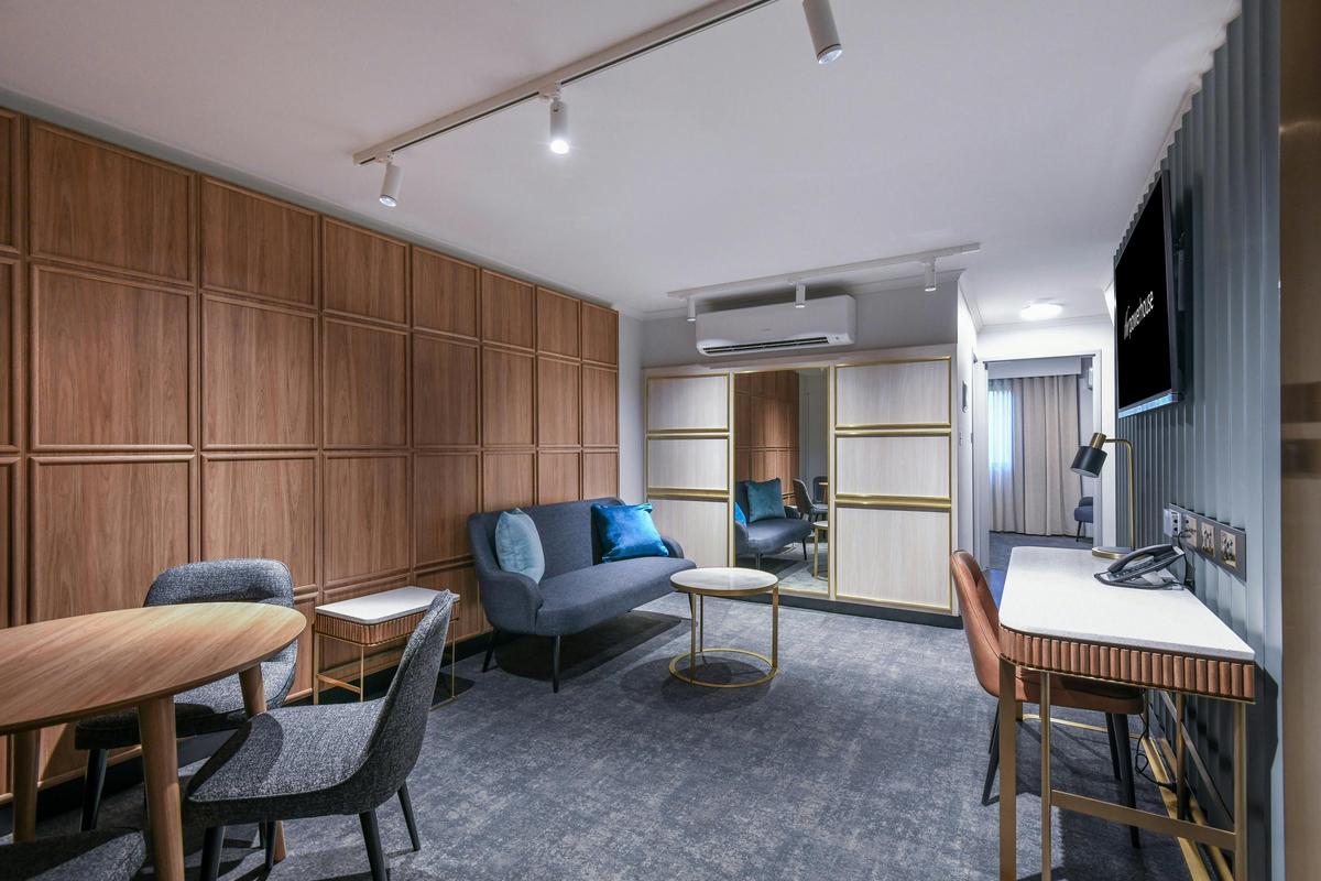 Open plan living/dining space