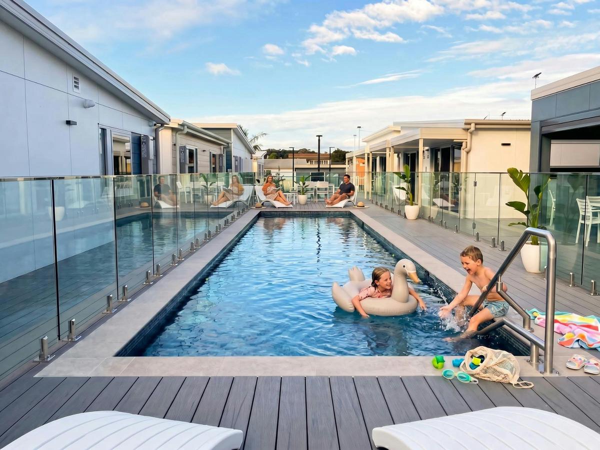 Fenced Pool Area
