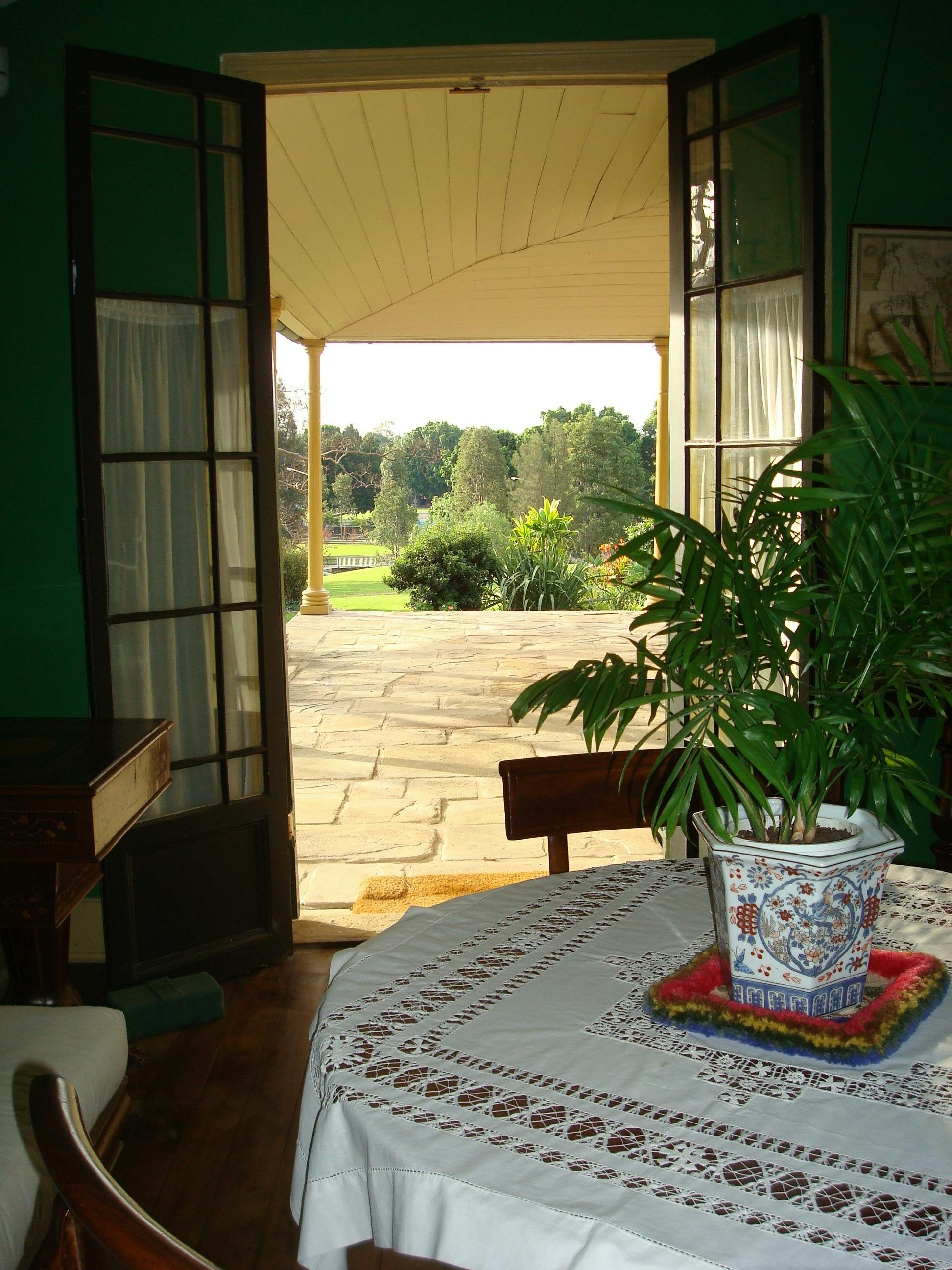 View from surgery at Experiment Farm Cottage