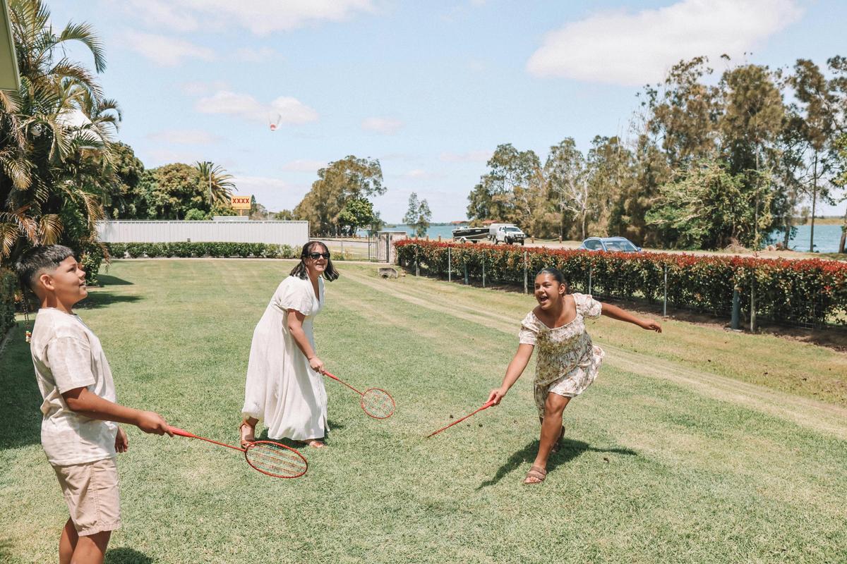 Easy outdoor fun on the lawn