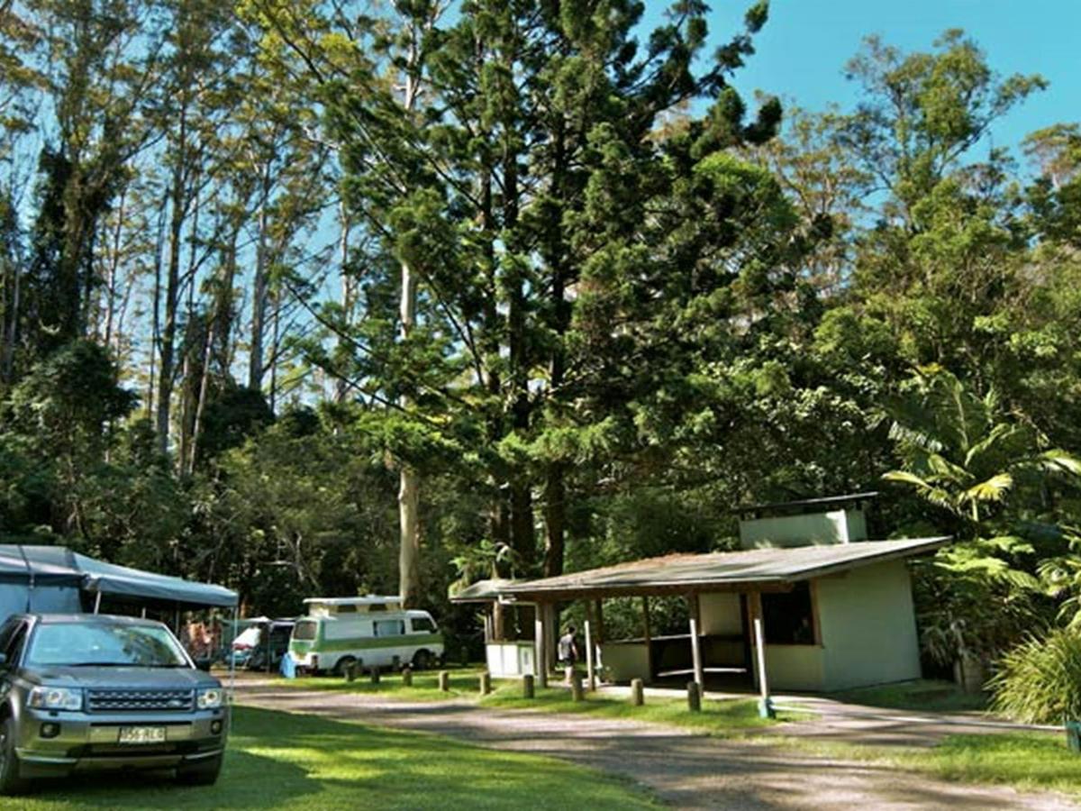 Camping beside my vehicle