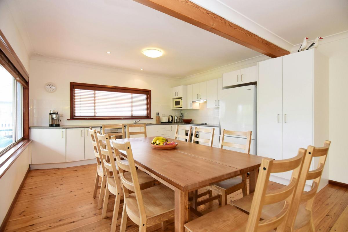 kitchen and dining