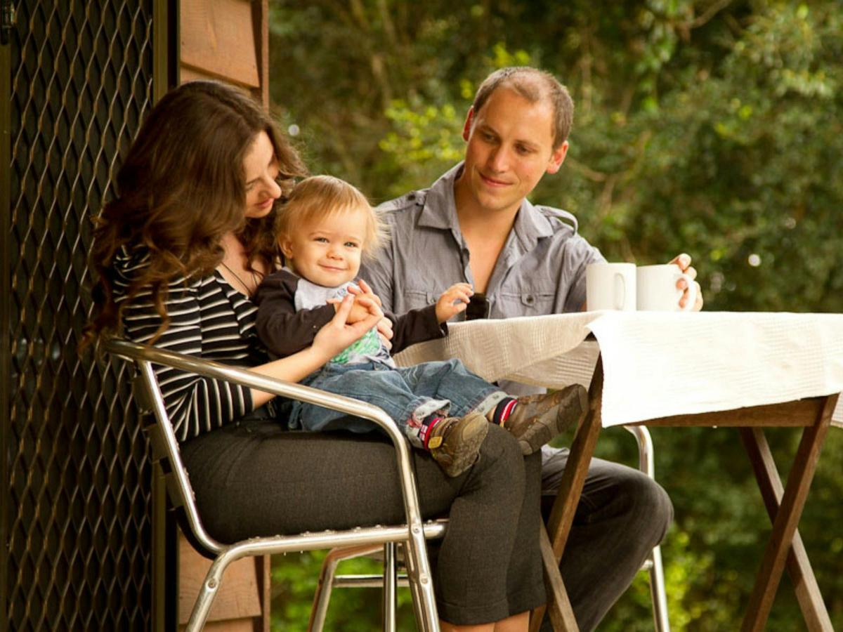 Timber Park Cabin Verandah