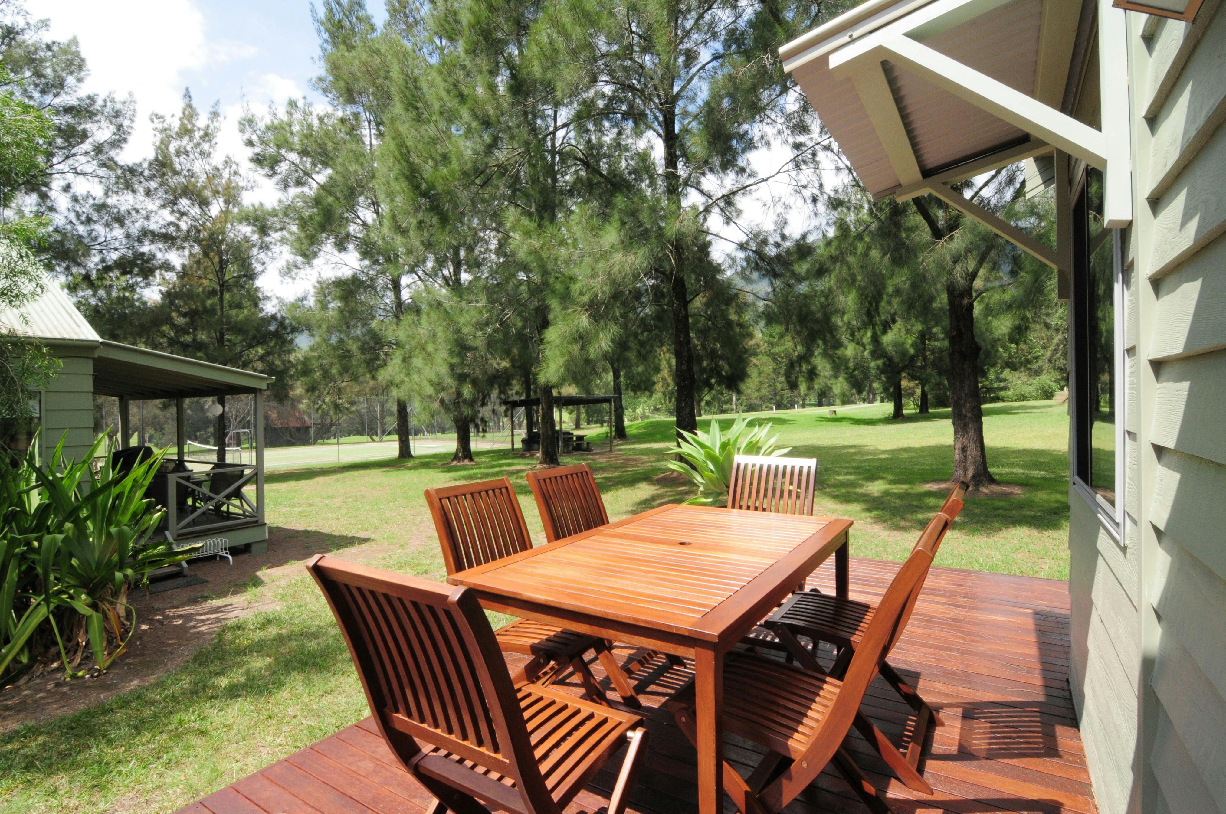Front verandah - morning sun