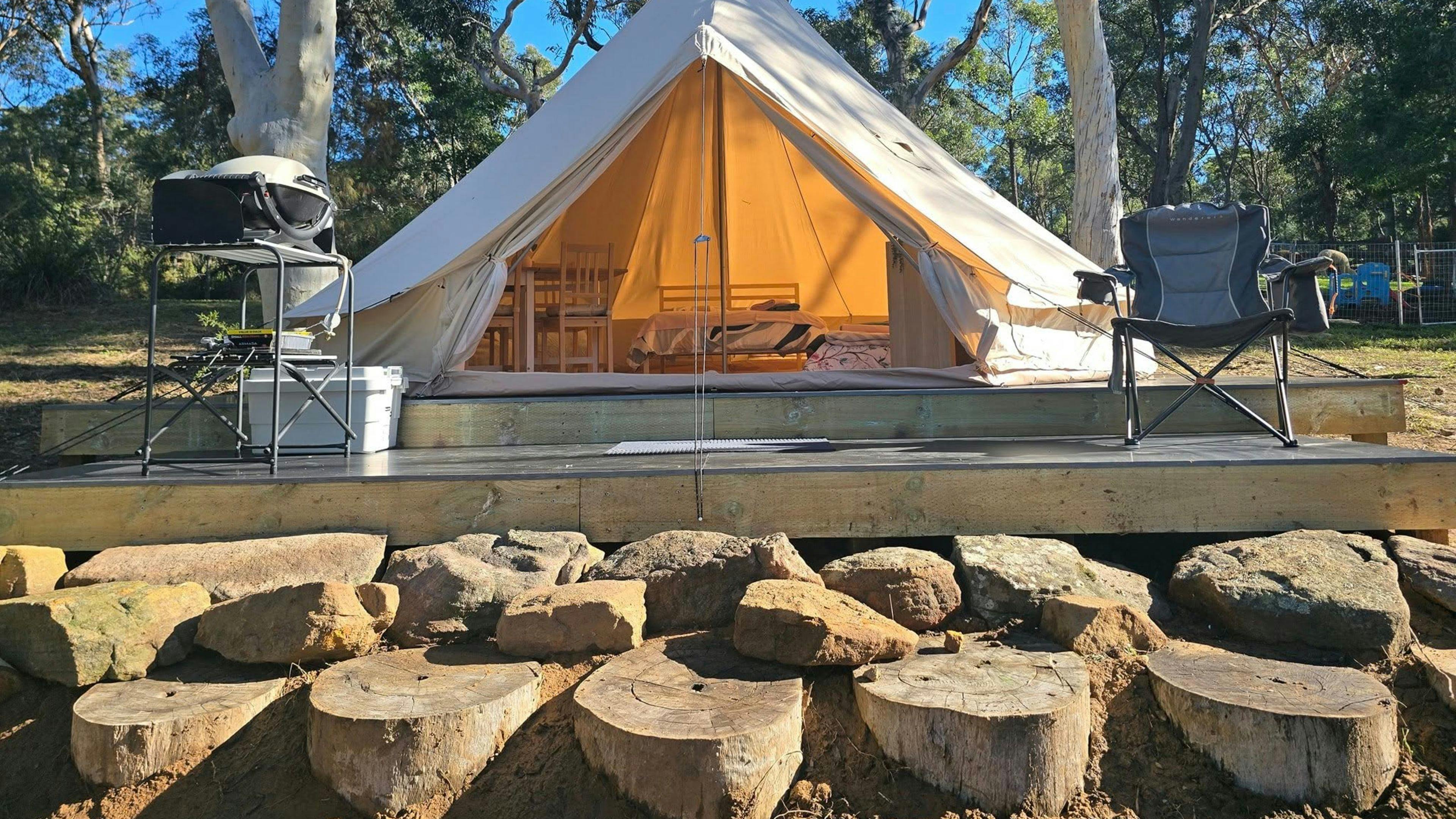 Rosewood Farm's Riverside Glamping